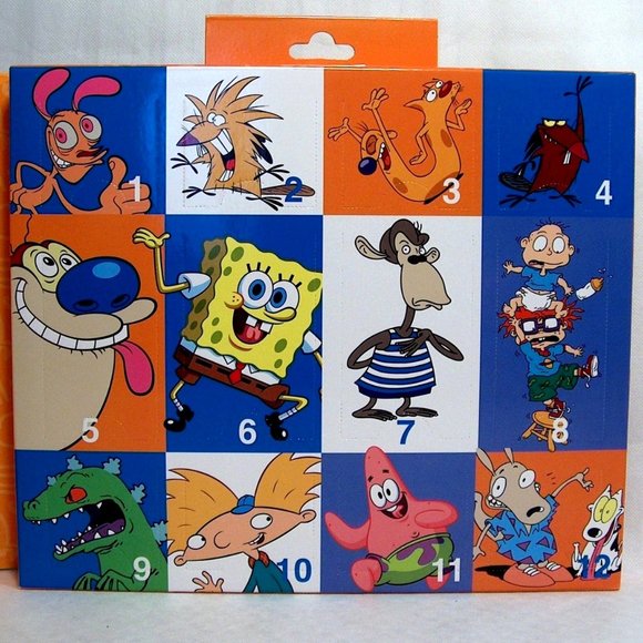 Nickelodeon Sock Set Men's Collectors Edition 12  Pairs Father's Day Valentine - Picture 3 of 6